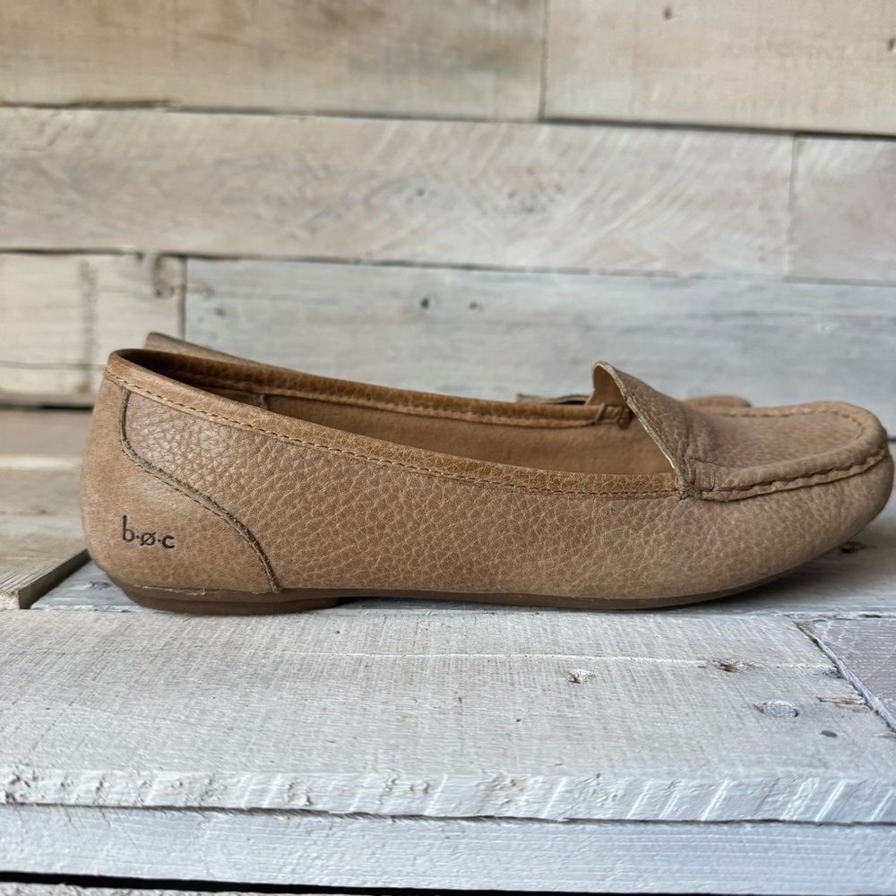BOC Neutral Leather Slip On Loafers - Women's 7.5 - Picture 6 of 8